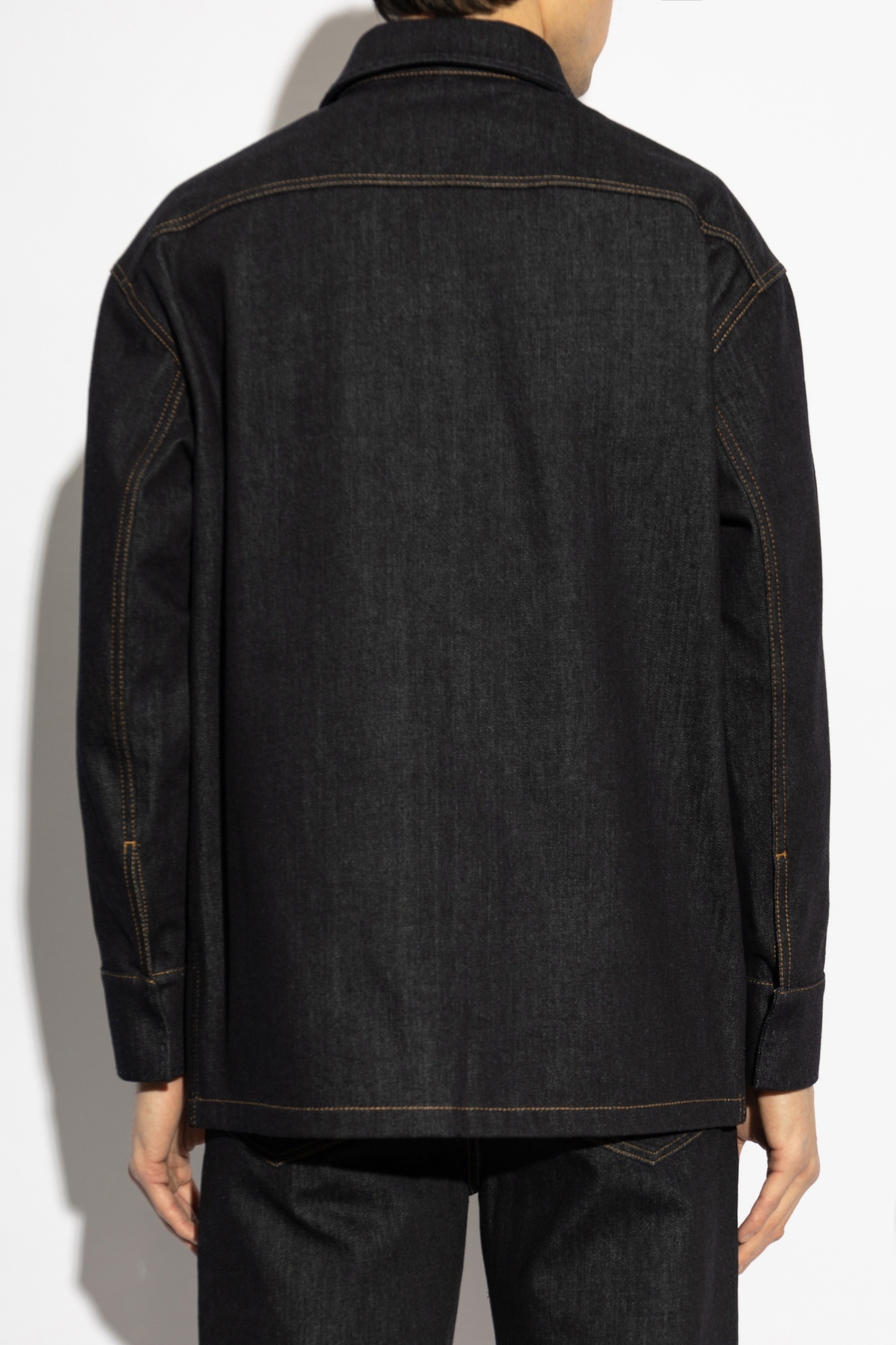 Navy blue Denim shirt Fendi - Vitkac Italy